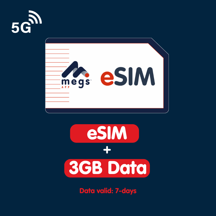 eSIM + 3GB Data