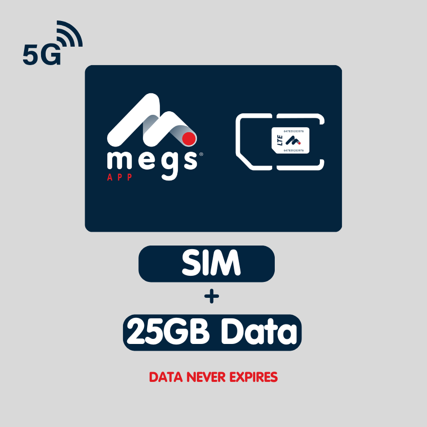 25GB Data + SIM